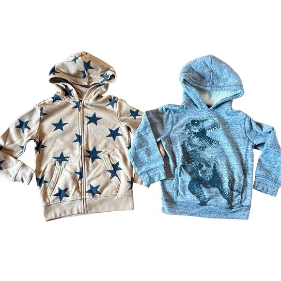 H&M Other - Bundle H&M and Sonoma Star and dinosaur print hoodie sweaters 6